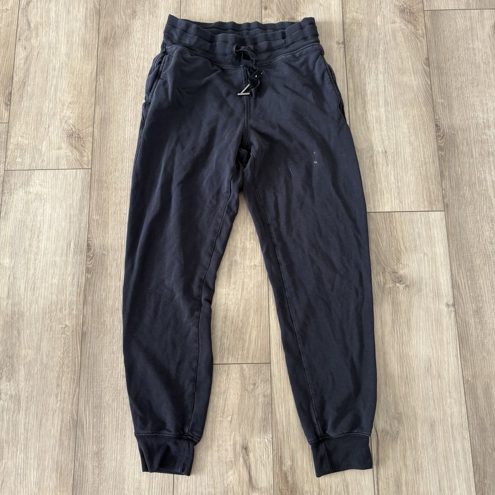 Athleta Women's Black Cotton Blend Balance Joggers Size XS‎